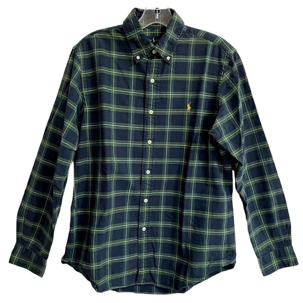 Ralph Lauren Classic Fit Button Down Shirt Long Sleeve Size Medium Men G…